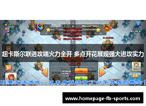 纽卡斯尔联进攻端火力全开 多点开花展现强大进攻实力