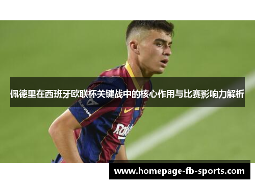 佩德里在西班牙欧联杯关键战中的核心作用与比赛影响力解析